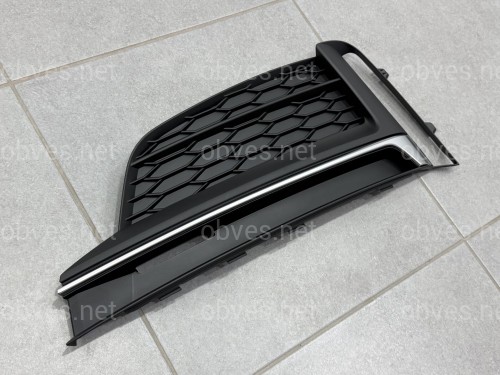 Решетка бампера ЛЕВАЯ S-Line 8W6807681FRU6 для Audi A5 B9 2016-2019 Решетка бампера ЛЕВАЯ S-Line 8W6807681FRU6 для Audi A5 B9 2016-2019