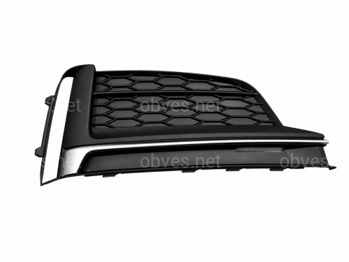 Решетка бампера ПРАВАЯ S-Line 8W6807682FRU6 для Audi A5 B9 2016-2019 Решетка бампера ПРАВАЯ S-Line 8W6807682FRU6 для Audi A5 B9 2016-2019