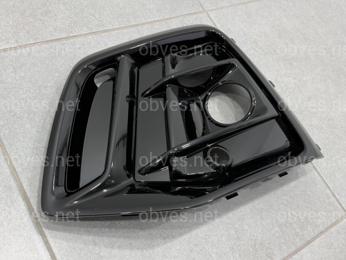 Решетка бампера ЛЕВАЯ S-Line BLACK 80G807679Q Y9B для AUDI Q5 2020-2024