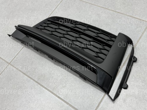Решетка бампера ЛЕВАЯ S-Line Black 8W6807681FT94 для Audi A5 B9 2016-2019 Решетка бампера ЛЕВАЯ S-Line Black 8W6807681FT94 для Audi A5 B9 2016-2019