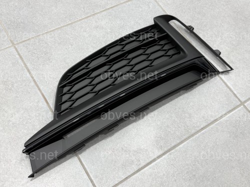 Решетка бампера ЛЕВАЯ S-Line Black 8W6807681FT94 для Audi A5 B9 2016-2019 Решетка бампера ЛЕВАЯ S-Line Black 8W6807681FT94 для Audi A5 B9 2016-2019