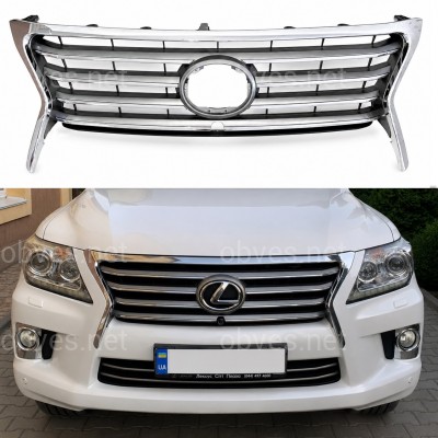 Решетка радиатора под камеру 53101-60919 Lexus LX 570 рестайлинг 2012-2015 Решетка радиатора под камеру 53101-60919 Lexus LX 570 рестайлинг 2012-2015
