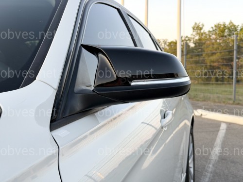 Крышки зеркал для BMW 3 series F30 F31 2012-2018, черный глянец