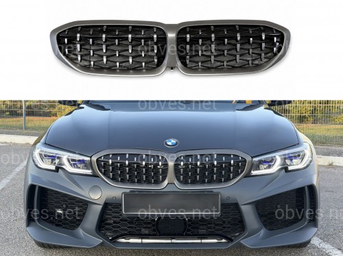 Решетка радиатора M340 BMW 3 Series G20 G21 2019-2022