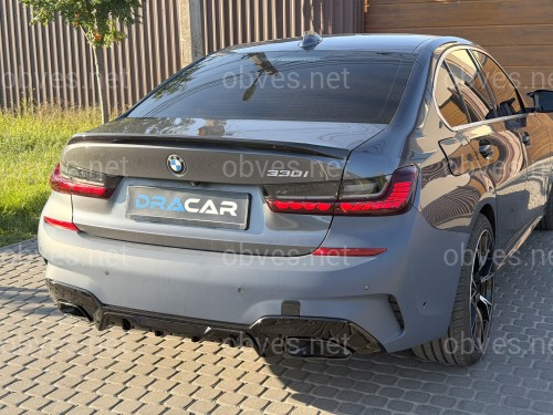 Бампер задний с насадками M340i для BMW 3 series G20 2018-2022 Бампер задний с насадками M340i для BMW 3 series G20 2018-2022