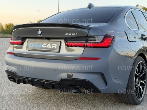 Бампер задний с насадками M340i для BMW 3 series G20 2018-2022 Бампер задний с насадками M340i для BMW 3 series G20 2018-2022