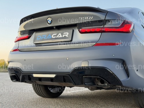 Бампер задний с насадками M340i для BMW 3 series G20 2018-2022 Бампер задний с насадками M340i для BMW 3 series G20 2018-2022
