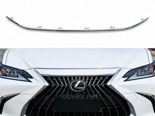 Хром молдинг решетки верхний 5312133140 Lexus ES 2018-2025 Хром молдинг решетки верхний 5312133140 Lexus ES 2018-2025