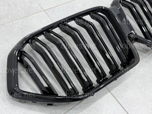 Решетка радиатора ноздри стиль Х6M F96 для BMW X6 G06 2019- черный глянец Решетка радиатора ноздри стиль Х6M F96 для BMW X6 G06 2019- черный глянец