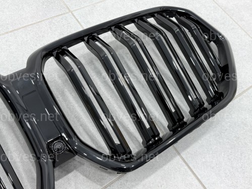 Решетка радиатора ноздри стиль Х6M F96 для BMW X6 G06 2019- черный глянец Решетка радиатора ноздри стиль Х6M F96 для BMW X6 G06 2019- черный глянец
