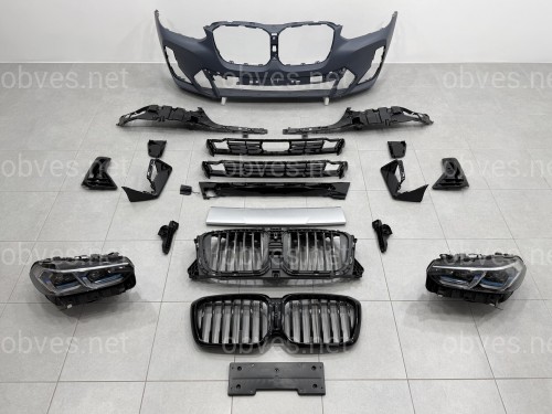 Комплект рестайлинга передней части M paket LCI 2022+ для BMW X3 G01 2018-2021 / BMW X4 G02 2018-2021