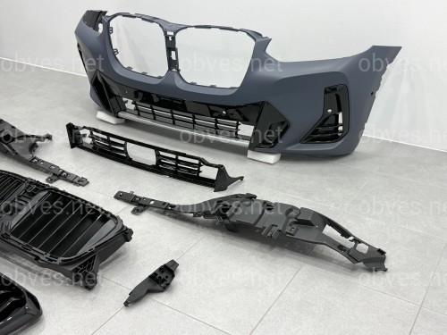Комплект рестайлинга передней части M paket LCI 2022+ для BMW X3 G01 2018-2021 / BMW X4 G02 2018-2021