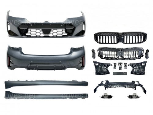 Комплект обвеса M paket LCI BMW 3 series G20 2023+ (передний / задний бампер, пороги, насадки на труби, жалюзи, ноздри) Комплект обвеса M paket LCI BMW 3 series G20 2023+ (передний / задний бампер, пороги, насадки на труби, жалюзи, ноздри)