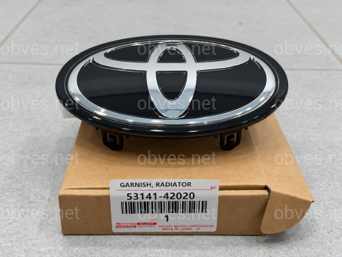 Эмблема TOYOTA под ДИСТРОНИК под стеклом чорная 5314142020