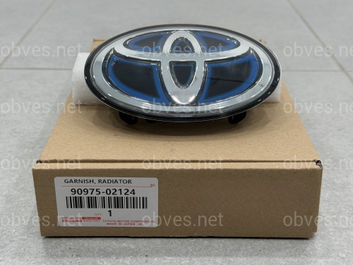 Эмблема TOYOTA под ДИСТРОНИК под стеклом синя 9097502124