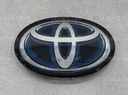 Эмблема TOYOTA под ДИСТРОНИК под стеклом синяя 90975C2023