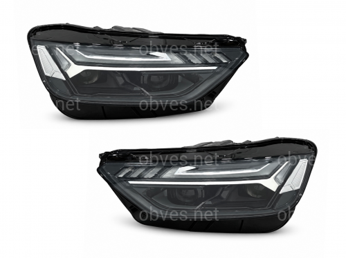 Фары LED рестайлинг 2021+ для AUDI Q5 2017-2020 2шт. комплектные с блоками