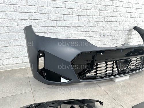Комплект обвеса M paket LCI BMW 3 series G20 2023+ (передний / задний бампер, пороги, насадки на труби, жалюзи, ноздри)