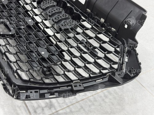 Решетка радиатора стиль RS3 BLACK ПОД РАДАР для Audi A3 2017-2020