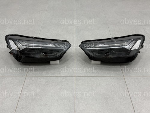 Фары LED рестайлинг 2021+ для AUDI Q5 2017-2020 2шт. комплектные с блоками