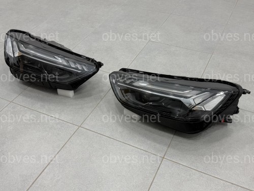 Фары LED рестайлинг 2021+ для AUDI Q5 2017-2020 2шт. комплектные с блоками