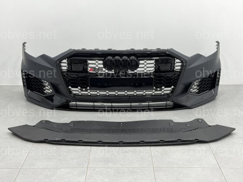 Бампер передний в сборе стиль RS6 для Audi A6 C8 2018+