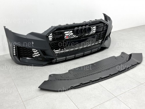 Бампер передний в сборе стиль RS6 для Audi A6 C8 2018+