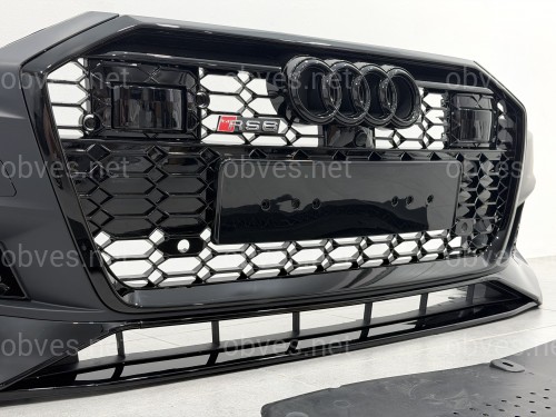 Бампер передний в сборе стиль RS6 для Audi A6 C8 2018+