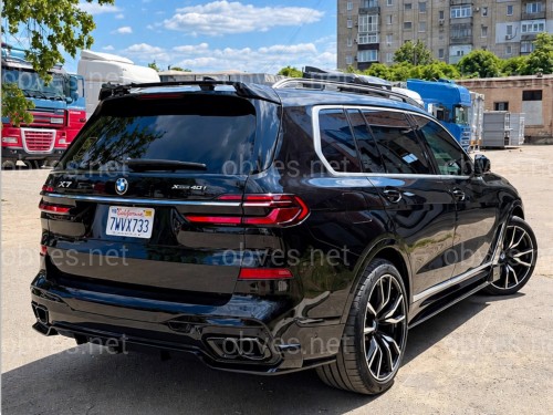 Спойлер на крышку багажника для BMW X7 G07 2019- ABS пластик, цвет черный глянец Спойлер на крышку багажника для BMW X7 G07 2019- ABS пластик, цвет черный глянец