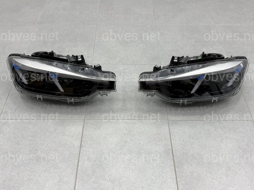 Фары FULL LED 2 линзи для BMW 3 series F30 F31 2015-2018 КСЕНОН И ЛЕД В ЛЕД