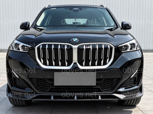 Комплект обвеса M-Performance (накладки бампера, лезвия, диффузор, спойлер, козырек, насадки) для BMW X1 U11 U12 2022-, цвет черный глянец