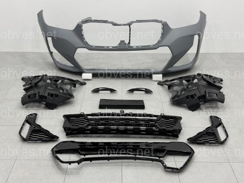 Передний бампер M paket BMW X1 U11 U12 2022-