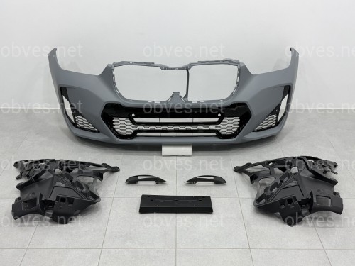 Передний бампер M paket BMW X1 U11 U12 2022-