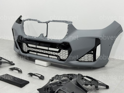 Передний бампер M paket BMW X1 U11 U12 2022-