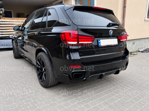 Юбка заднего бампера M-Perfomance для BMW X5 F15 2013-2018 ЧЕРНЫЙ ГЛЯНЕЦ Юбка заднего бампера M-Perfomance для BMW X5 F15 2013-2018 ЧЕРНЫЙ ГЛЯНЕЦ