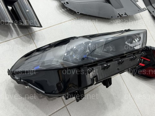 Рестайлинг комплект обвеса X5M F95 2023+ для BMW X5 G05 2018-2022 С ФАРАМИ SHADOW LINE