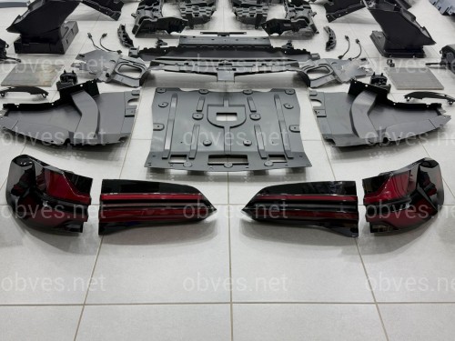 Рестайлинг комплект обвеса X5M F95 2023+ для BMW X5 G05 2018-2022 С ФАРАМИ SHADOW LINE