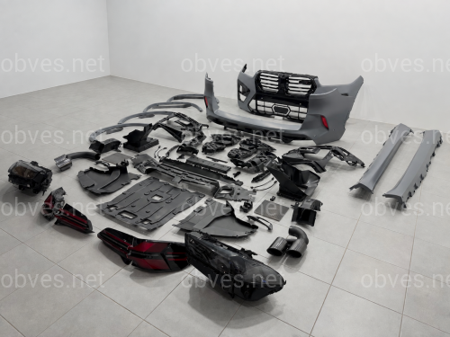 Рестайлинг комплект обвеса X5M F95 2023+ для BMW X5 G05 2018-2022 С ФАРАМИ SHADOW LINE