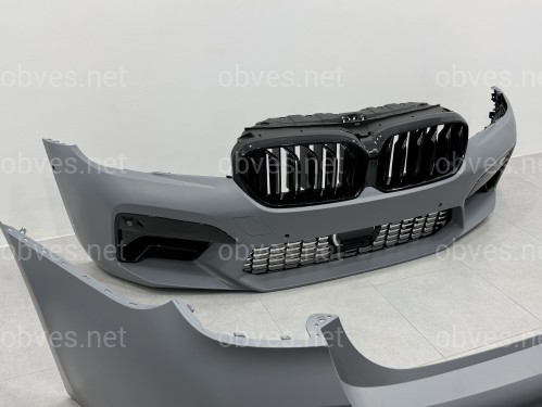 Комплект обвеса рестайлинг в стиле M5 LCI 2020+ для BMW 5 series G30 2016-2020 с фарами BMW Laser