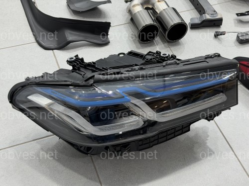 Комплект обвеса рестайлинг в стиле M5 LCI 2020+ для BMW 5 series G30 2016-2020 с фарами BMW Laser