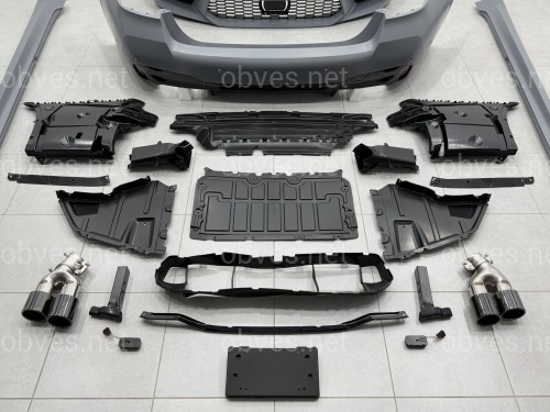 Комплект обвеса M5 F90 LCI BMW 5 series G30 2020+ (передний / задний бампер, пороги, насадки на труби, жалюзи, ноздри) Комплект обвеса M5 F90 LCI BMW 5 series G30 2020+ (передний / задний бампер, пороги, насадки на труби, жалюзи, ноздри)