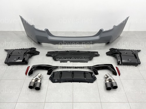 Комплект обвеса M5 F90 LCI BMW 5 series G30 2020+ (передний / задний бампер, пороги, насадки на труби, жалюзи, ноздри) Комплект обвеса M5 F90 LCI BMW 5 series G30 2020+ (передний / задний бампер, пороги, насадки на труби, жалюзи, ноздри)
