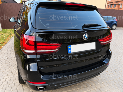Спойлер под стекло (нижний) BMW X5 F15 2013-2018 ABS пластик цвет, черный глянец Спойлер под стекло (нижний) BMW X5 F15 2013-2018 ABS пластик цвет, черный глянец