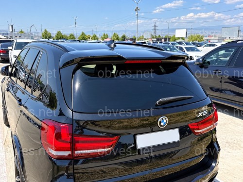 Спойлер козырек на крышку багажника BMW X5 F15 2013-2018, цвет черный глянец Спойлер козырек на крышку багажника BMW X5 F15 2013-2018, цвет черный глянец
