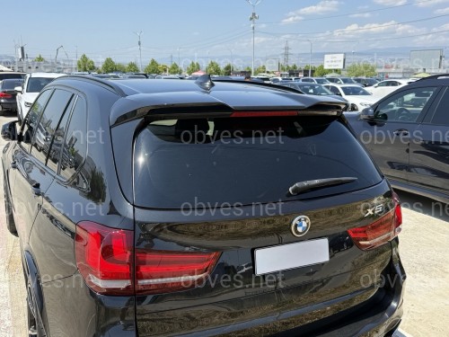 Спойлер козырек на крышку багажника BMW X5 F15 2013-2018, цвет черный глянец Спойлер козырек на крышку багажника BMW X5 F15 2013-2018, цвет черный глянец