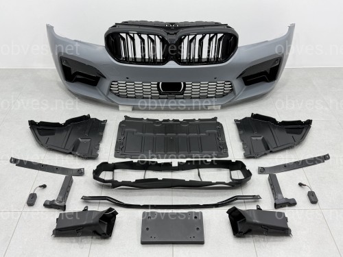 Комплект обвеса M5 F90 LCI BMW 5 series G30 2020+ (передний / задний бампер, пороги, насадки на труби, жалюзи, ноздри) Комплект обвеса M5 F90 LCI BMW 5 series G30 2020+ (передний / задний бампер, пороги, насадки на труби, жалюзи, ноздри)