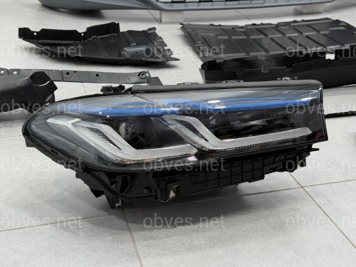Комплект рестайлинга передней части в стиле M5 LCI 2020+ для BMW 5 series G30 G31 2016-2020 с фарами BMW Laser