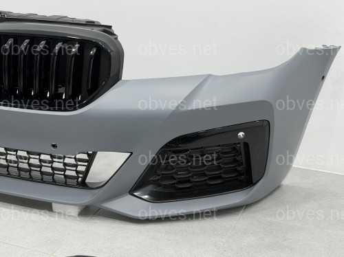 Комплект рестайлинга передней части M paket LCI 2020+ для BMW 5 series G30 G31 2016-2020 с фарами BMW LED
