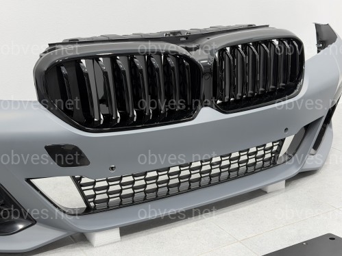 Комплект рестайлинга передней части M paket LCI 2020+ для BMW 5 series G30 G31 2016-2020 с фарами Shadow Line Комплект рестайлинга передней части M paket LCI 2020+ для BMW 5 series G30 G31 2016-2020 с фарами Shadow Line