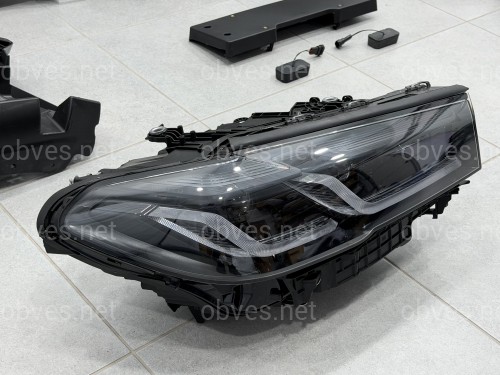 Комплект рестайлинга передней части M paket LCI 2020+ для BMW 5 series G30 G31 2016-2020 с фарами Shadow Line Комплект рестайлинга передней части M paket LCI 2020+ для BMW 5 series G30 G31 2016-2020 с фарами Shadow Line